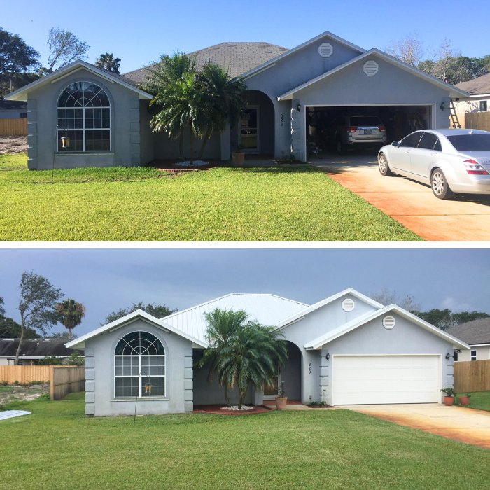 Slide of J Adams Roofing