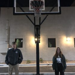Grace Point Church - Basketball hoop.