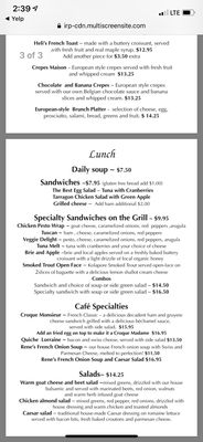 Menu photo 6 Heavenly Cafe Collingwood, ON
