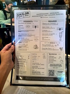 Menu photo 2 Sailor Burger & Steakhouse São Paulo, SP