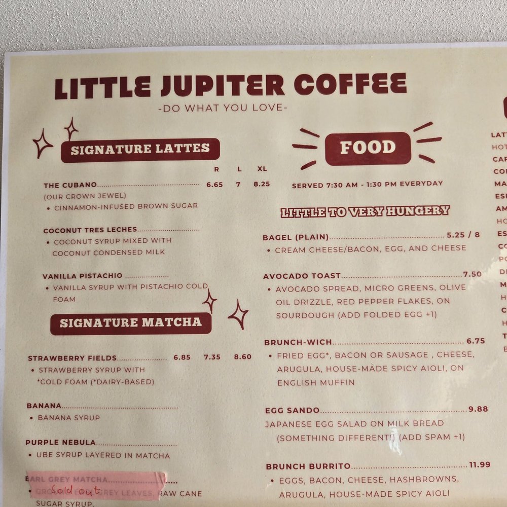 Little Jupiter Cafe - 3.29.2026 - Coffee & Tea Near Me - Gilbert, Arizona Little Jupiter Cafe - 3.29.2026 - Coffee & Tea Near Me - Gilbert, Arizona