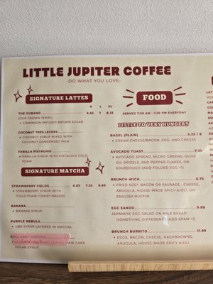 Menu photo 2 Little Jupiter Cafe Gilbert, AZ Menu photo 2 Little Jupiter Cafe Gilbert, AZ