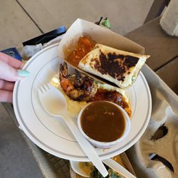 Katy Taste Fest - Shrimp and grits, gumbo, and fish taco