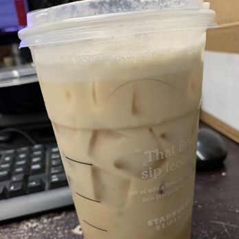 Starbucks - Small view of the very long hair that is showing at the top - Coffee & Tea Near Me - San Diego, California