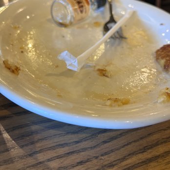 Cracker Barrel - Empty plate of delicious pancakes - Southern Near Me - Victorville, California
