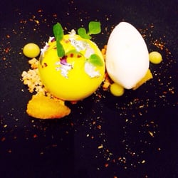 La Table de Patrick Raingeard - Sphère de citron de Menton glace vanille citron