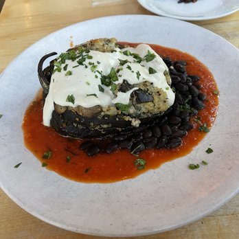 Sweetwater Harvest Kitchen - Vegan Chile Relleno! - Breakfast & Brunch Near Me - Santa Fe, New Mexico