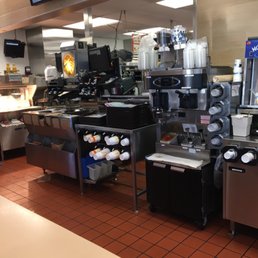 the kitchen of a restaurant