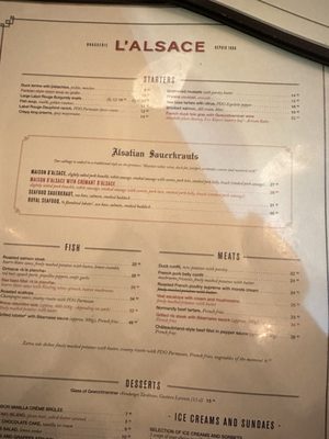 Menu photo 4 L'Alsace Paris, 75