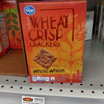 Food4Less - a box of wheat crisp crackers - Grocery Near Me - Rialto, California