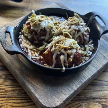 Bosscat Kitchen & Libations - Meatballs with crispy jalapeños and cheese - New American Near Me - Irvine, California