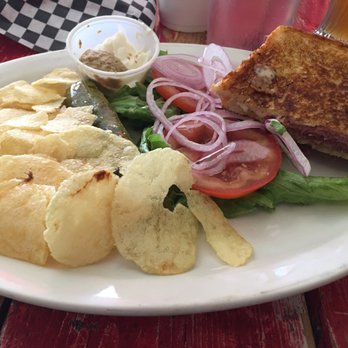 Eve's Cafe - The French - melted brie with ham on sourdough. Comes with a side of Dijon mustard and may. - German Near Me - Lampasas, Texas Eve's Cafe - The French - melted brie with ham on sourdough. Comes with a side of Dijon mustard and may. - German Near Me - Lampasas, Texas