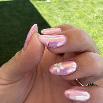 Omni Nails - Day 3, this one is about to go but the sucky part is it hurt my nail underneath - Nail Salons Near Me - San Diego, California Omni Nails - Day 3, this one is about to go but the sucky part is it hurt my nail underneath - Nail Salons Near Me - San Diego, California
