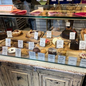 Clear Flour Bakery - Pastry Counter Feb 2024 - Bakeries Near Me - Brookline, Massachusetts