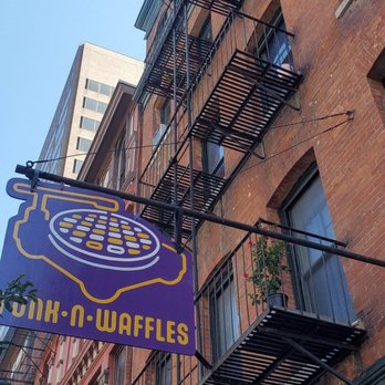 Funk 'n Waffles - The sign - New American Near Me - Syracuse, New York