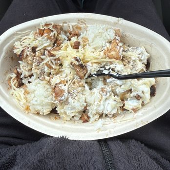 Chipotle Mexican Grill - Mixed bowl, missing the Corn Salsa with the Sour Cream that they put in (I wanted it on the side). - Mexican Near Me - Highland Heights, Ohio Chipotle Mexican Grill - Mixed bowl, missing the Corn Salsa with the Sour Cream that they put in (I wanted it on the side). - Mexican Near Me - Highland Heights, Ohio