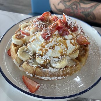 Waffle Stop and Authentic Salvadorean Cafe - Tres Leches waffle - Breakfast & Brunch Near Me - Syracuse, Utah Waffle Stop and Authentic Salvadorean Cafe - Tres Leches waffle - Breakfast & Brunch Near Me - Syracuse, Utah