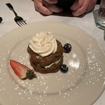 Leunig's Bistro - Vegan & Gluten Free Carrot Cake - French Near Me - Burlington, Vermont