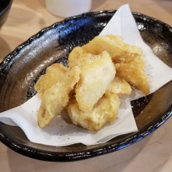Daigo - Oyster mushroom tempura! ...with truffle salt - Sushi Bars Near Me - Palo Alto, California
