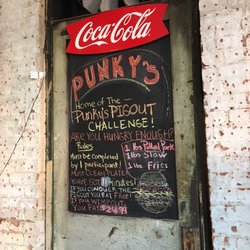 Punky's Smokehouse - They have a challenge meal!