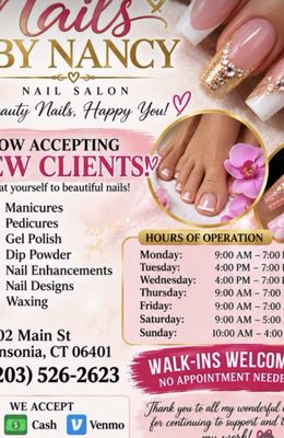 get your fresh mani-pedi today! - we are currently accepting new clients! walk-ins are welcome too 🌸 get your fresh mani-pedi today! - we are currently accepting new clients! walk-ins are welcome too 🌸
