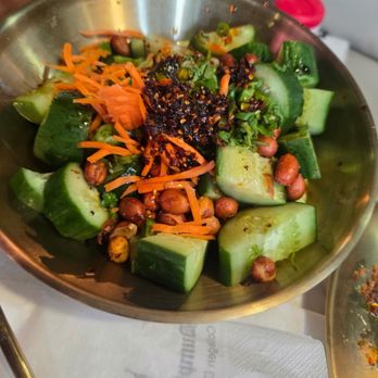 Collagen Dumpling Dynasty - Cucumber salad with an Asian flare - Chinese Near Me - Phoenix, Arizona Collagen Dumpling Dynasty - Cucumber salad with an Asian flare - Chinese Near Me - Phoenix, Arizona