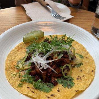 Atla - Cauliflower Taco Al Pastor ($14) - Mexican Near Me - New York, New York