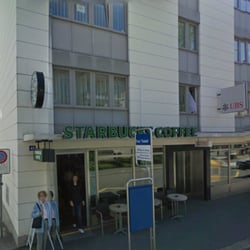 Starbucks - A small Starbucks with a view.