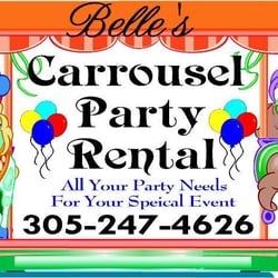 Carrousel Party Rentals - Mention this ad and get a 20 % discount on your next party.