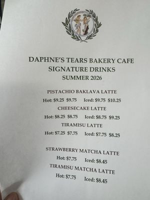 Menu photo 1 Daphne's Tears Bakery Cafe Worcester, MA