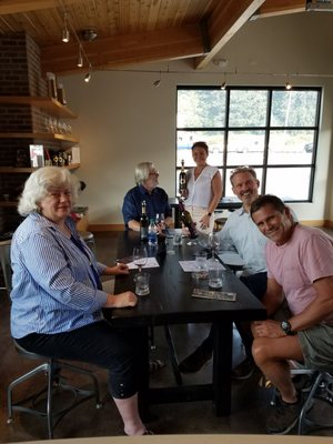 Photo of Tertulia Cellars - Woodinville, WA, US. Wine tasting at Tertulia Cellats tasting room in Woodinville, WA.