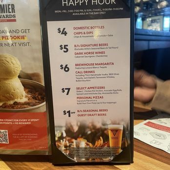 BJ's Restaurant & Brewhouse - Happy Hour menu - New American Near Me - Live Oak, Texas BJ's Restaurant & Brewhouse - Happy Hour menu - New American Near Me - Live Oak, Texas