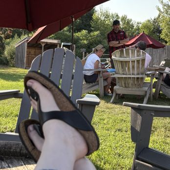Virtue Cider - Relaxing as I eaves drop on the staff having amazing conversations with the various patrons around me. - Cideries Near Me - Fennville, Michigan Virtue Cider - Relaxing as I eaves drop on the staff having amazing conversations with the various patrons around me. - Cideries Near Me - Fennville, Michigan