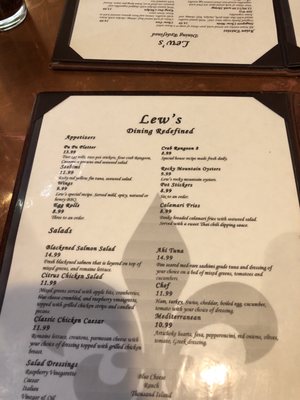 Menu photo 3 Lew's Rock Springs, WY Menu photo 3 Lew's Rock Springs, WY