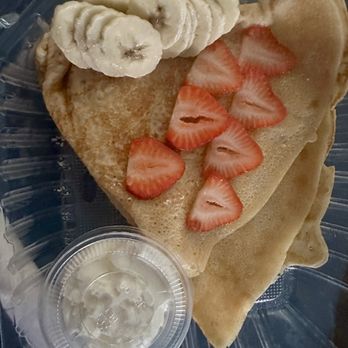 The Krusty Crepes - Make Your Own Crepe with strawberries and bananas. Side of whipped cream. - Creperies Near Me - Simi Valley, California The Krusty Crepes - Make Your Own Crepe with strawberries and bananas. Side of whipped cream. - Creperies Near Me - Simi Valley, California
