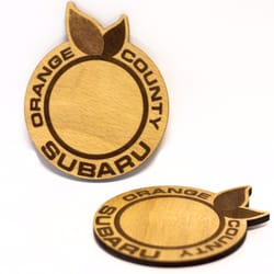 GoFab - Some coasters Jason had made for my car club!