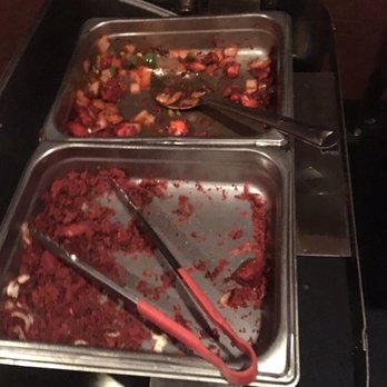 Anjappar Chettinad Restaurant - Purposely Empty non refilled dinner trays fraudulently kept empty - Indian Near Me - North Brunswick, New Jersey