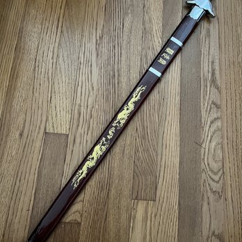 Shaolin Wushu Center - Training sword I got from Shaolin Wushu Center. - Tai Chi Near Me - Los Angeles, California Shaolin Wushu Center - Training sword I got from Shaolin Wushu Center. - Tai Chi Near Me - Los Angeles, California