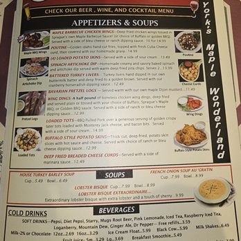Sprague's Maple Farms - Menu - Breakfast & Brunch Near Me - Portville, New York