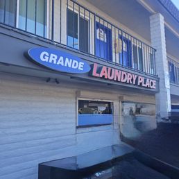 Exterior outside entrance of Grande Laundry Place - Entrance - Escondido, California Exterior outside entrance of Grande Laundry Place - Entrance - Escondido, California