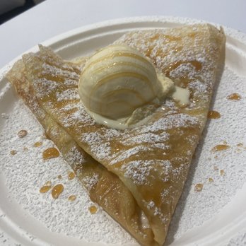 Hazelnuts Creperie - S'mores Smores a la Mode Crepe - Desserts Near Me - Charlotte, North Carolina