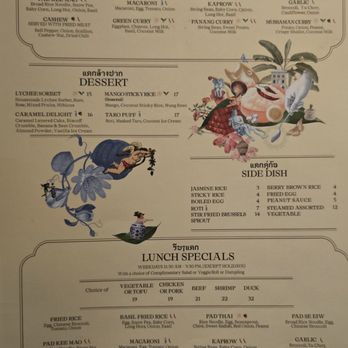 Dagg Thai Restaurant - menu - Thai Near Me - New York, New York