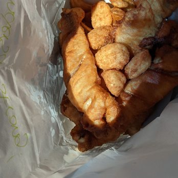 Portside Fish & Chips - Looking down the to go bag. - Fish & Chips Near Me - Anderson, California Portside Fish & Chips - Looking down the to go bag. - Fish & Chips Near Me - Anderson, California