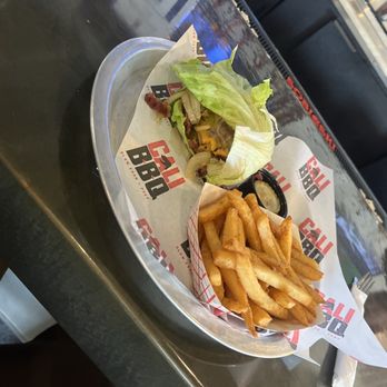 Cali BBQ - Lettuce Wrapped Cali Bear Smash Burger - Barbeque Near Me - Spring Valley, California