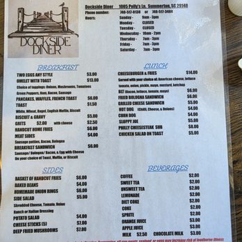 Dockside Diner - Breakfast & Brunch Near Me - Summerton, South Carolina Dockside Diner - Breakfast & Brunch Near Me - Summerton, South Carolina