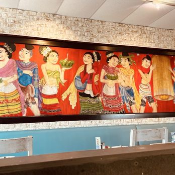Thai Cottage - Bellaire - Interior mural - Thai Near Me - Bellaire, Texas Thai Cottage - Bellaire - Interior mural - Thai Near Me - Bellaire, Texas