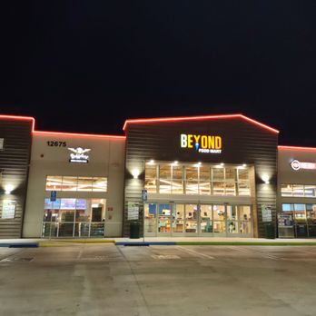 Beyond Food Mart - exterior at night - Convenience Stores Near Me - Hesperia, California