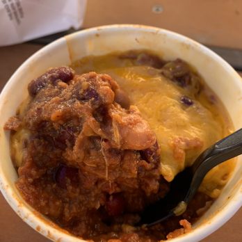 Broadway Cafe - 10/5/2019 Small chili about $3 Great recipe. They have awards all over the wall for this chili. - Burgers Near Me - Big Bear City, California Broadway Cafe - 10/5/2019 Small chili about $3 Great recipe. They have awards all over the wall for this chili. - Burgers Near Me - Big Bear City, California