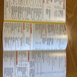 Moe'z Pizza - Menu