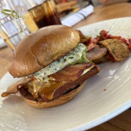 Breakfast burger